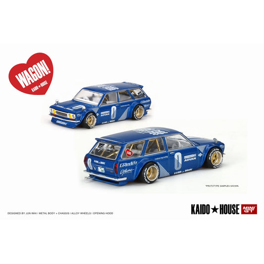 Datsun 510 Wagon Kaido House (RHD) in Blue