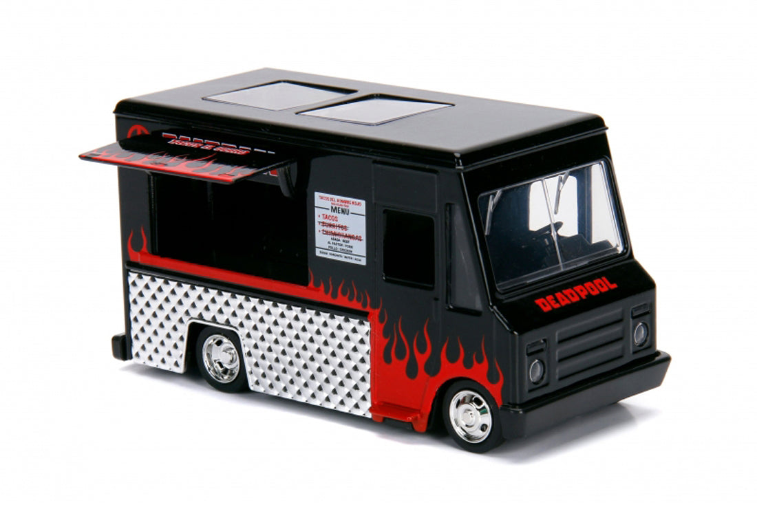 Taco Truck Diecast Model Car From Deadpool Comics in Black