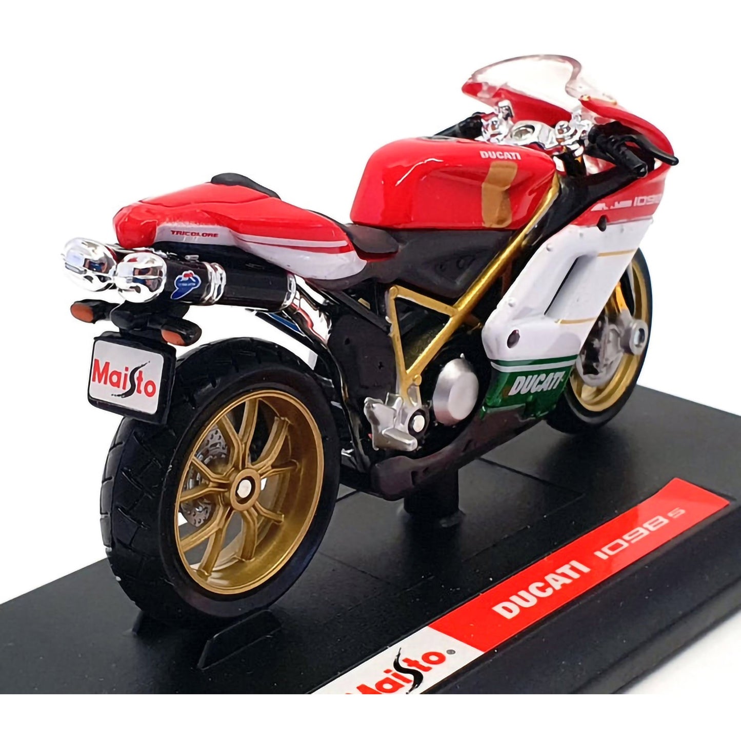 Ducati 1098S in Red, White and Green