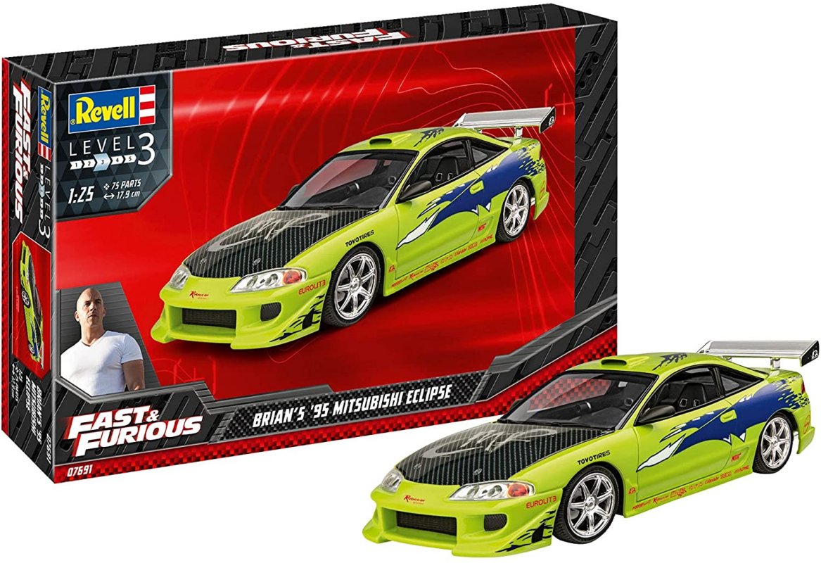 Mitsubishi Eclipse From Fast And Furious [Kit] in Green