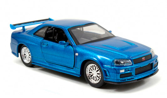 Nissan Skyline GT-R BNR345 From Fast And Furious in Metallic Blue