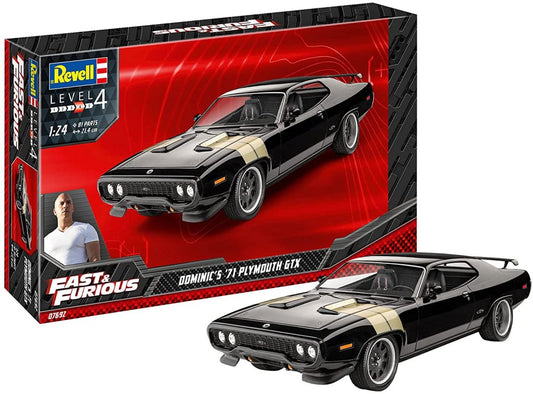 Plymouth GTX From Fast And Furious [Kit] in Black