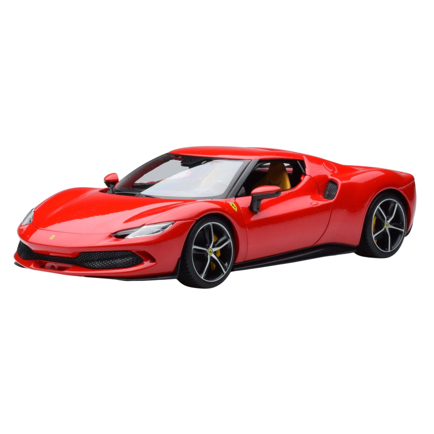 Ferrari 296 GTB Hybrid (830bhp V6 2021) in Rosso Corsa Red