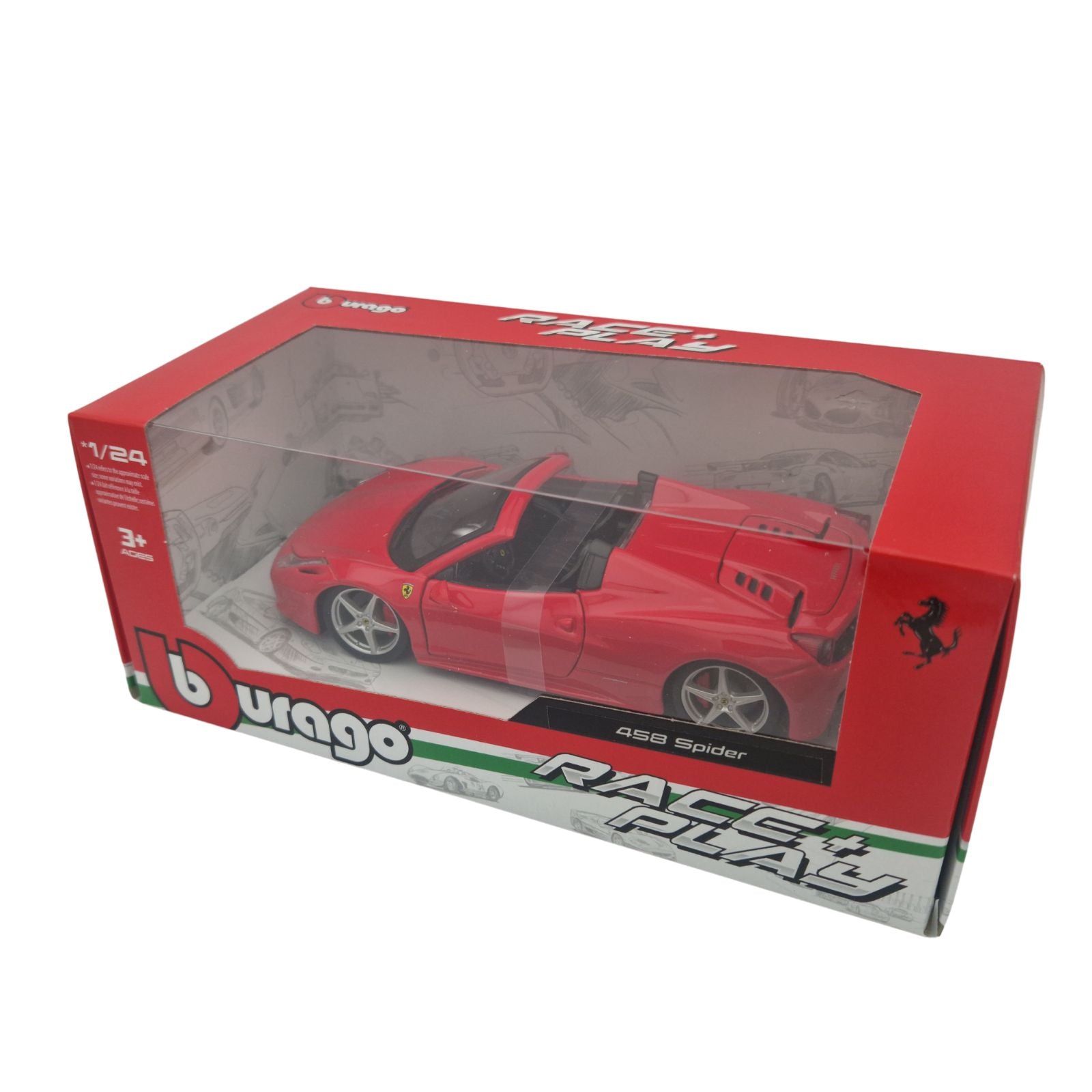 Ferrari 458 Spider in Red | Bburago Collectible – MiniModelShop