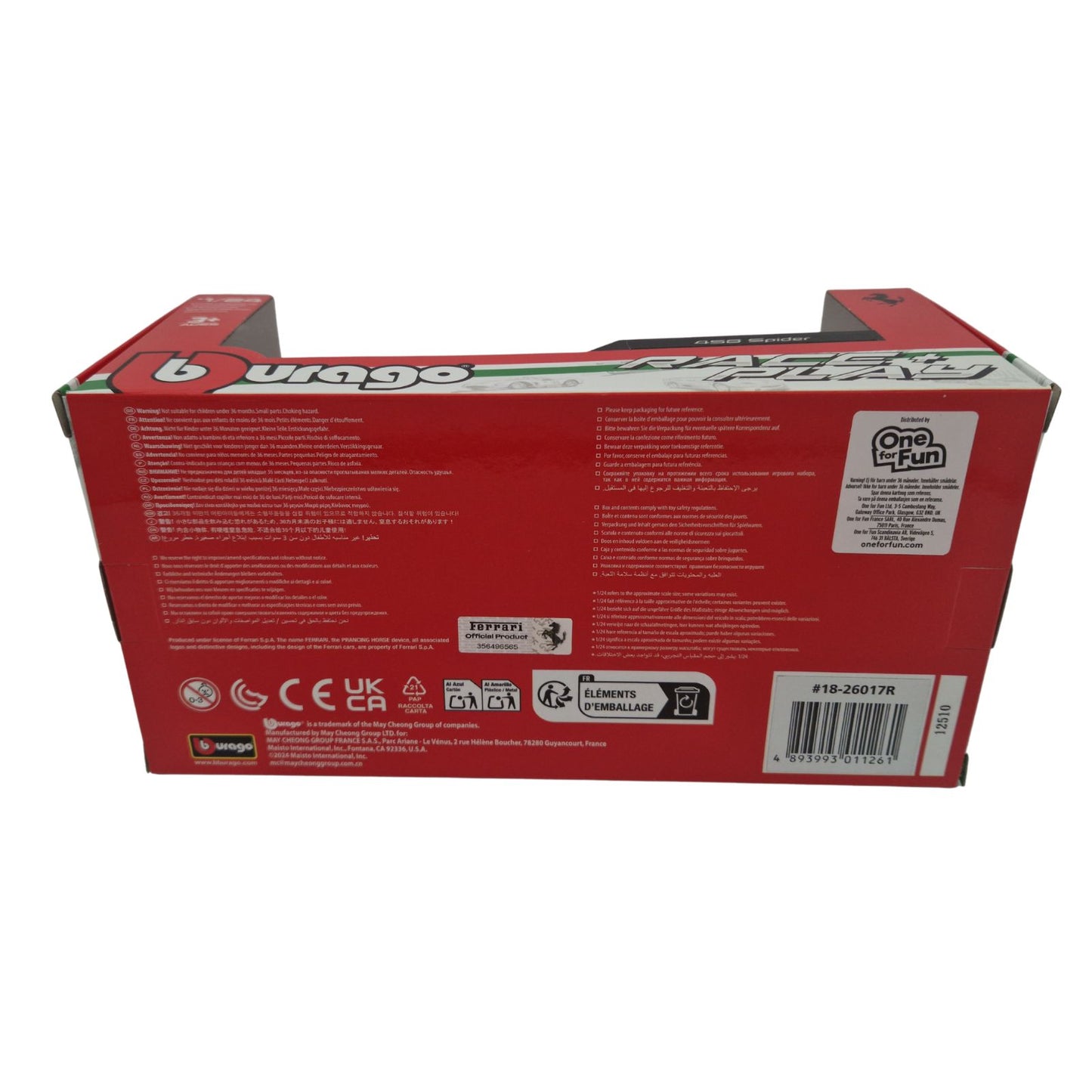 Ferrari 458 Spider in Red