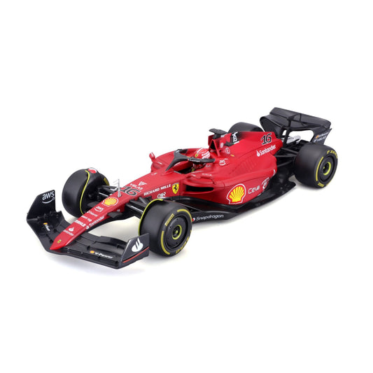 Ferrari F1-75 Charles Leclerc (With Helmet 2022) in Red