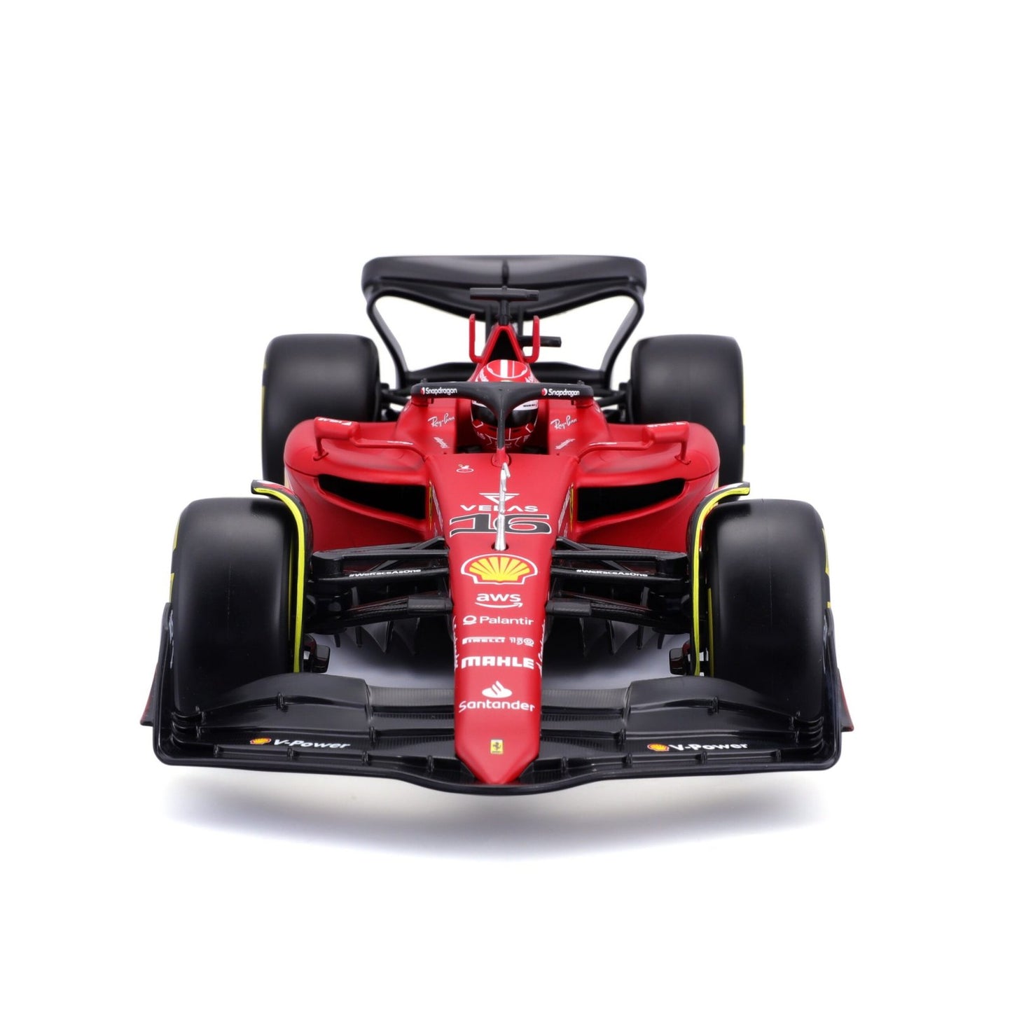 Ferrari F1-75 Charles Leclerc (With Helmet 2022) in Red