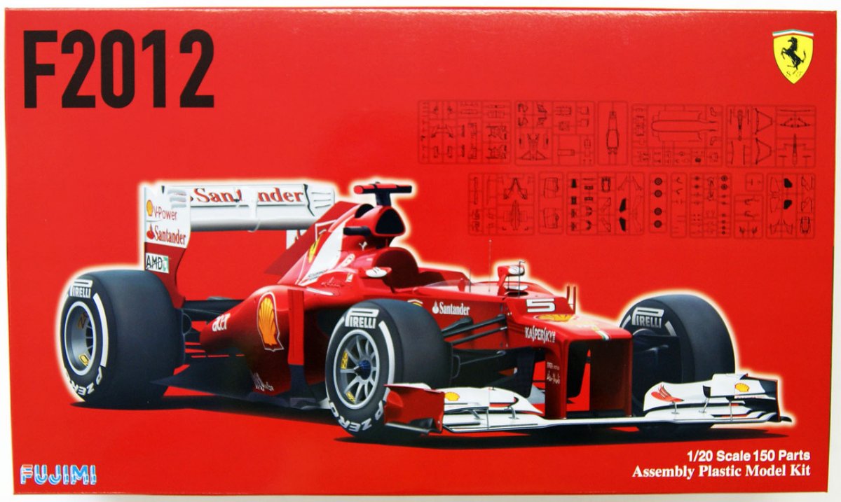 Ferrari F2012 Fernando Alonso (Malaysia GP 2012) [Kit] in Red
