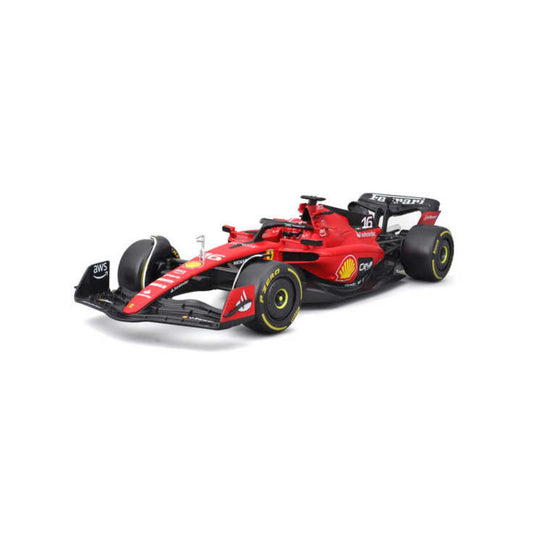 Ferrari SF-23 Charles Leclerc (No.16 With Helmet 2023) in Red