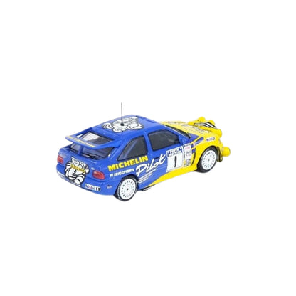 Ford Escort RS Cosworth M.Wilson/B.Thomas (No.1 Michelin Pilot British Rally Championship Manx International Rally 1994) in Blue/Yellow