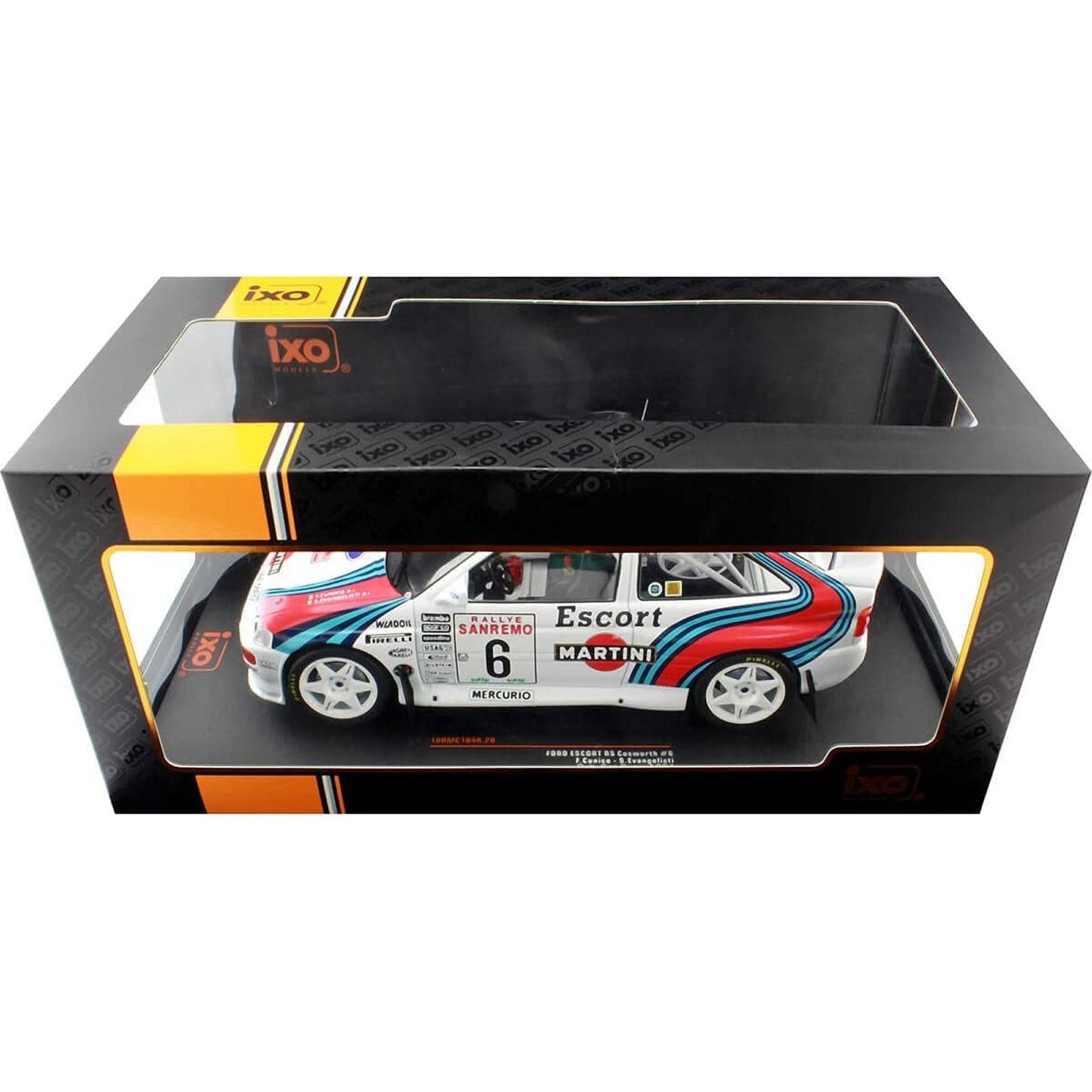 Ford Escort RS Cosworth F.Cunico/S.Evangelisti (No.6 San Remo Rally 1994) in White/Red/Blue