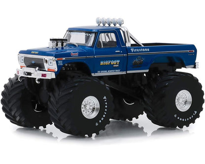 Ford F250 Bigfoot Number 1 Monster Truck (Extra Large Wheels 1974) in Blue