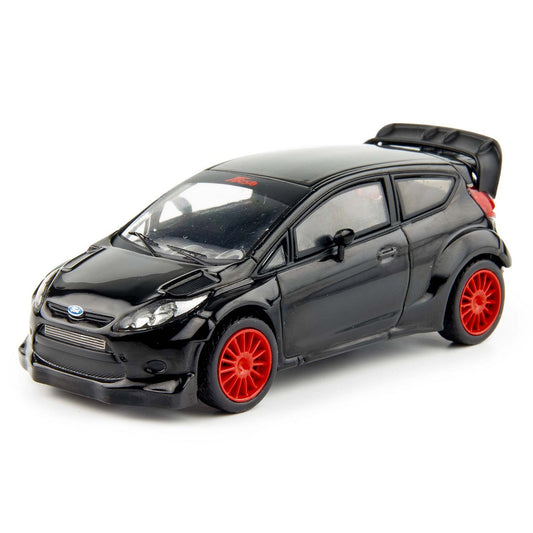 Ford Fiesta Custom (With Red Wheels 2011) in Black