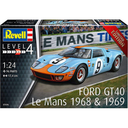 Ford GT-40 (Le Mans 1968 and 1969) [Kit] in Blue/orange