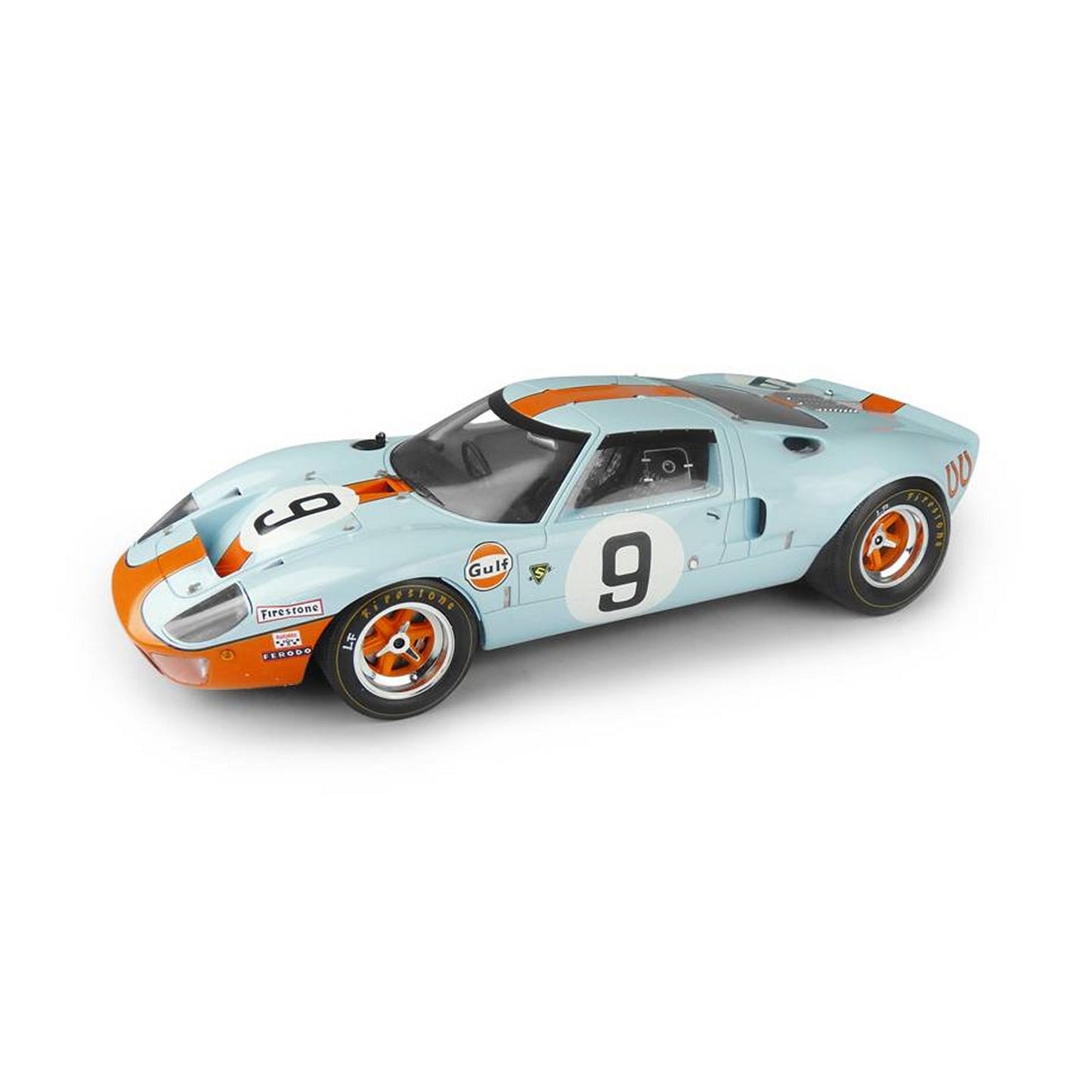 Ford GT 40 P.Rodriguez/L.Bianchi (Winner 24H Le Mans 1968) in Blue/Orange