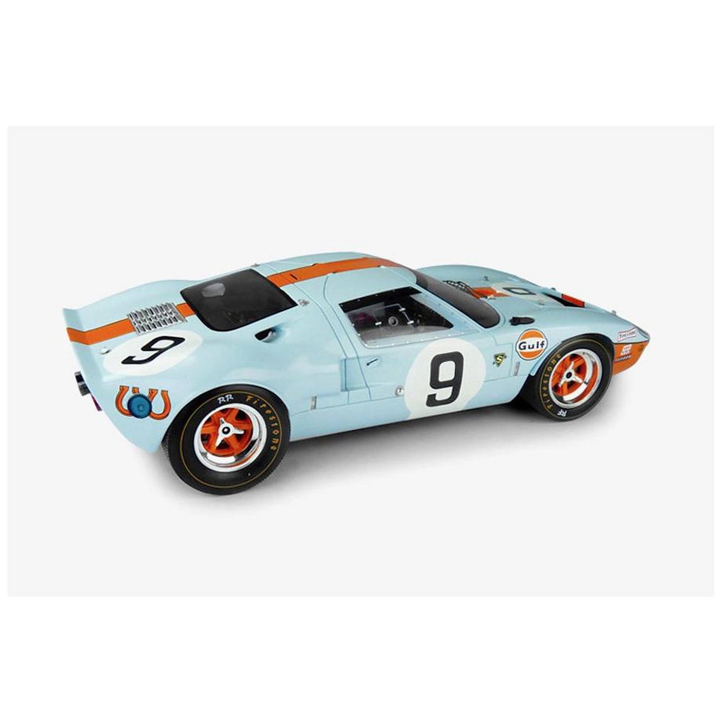 Ford GT 40 P.Rodriguez/L.Bianchi (Winner 24H Le Mans 1968) in Blue/Orange