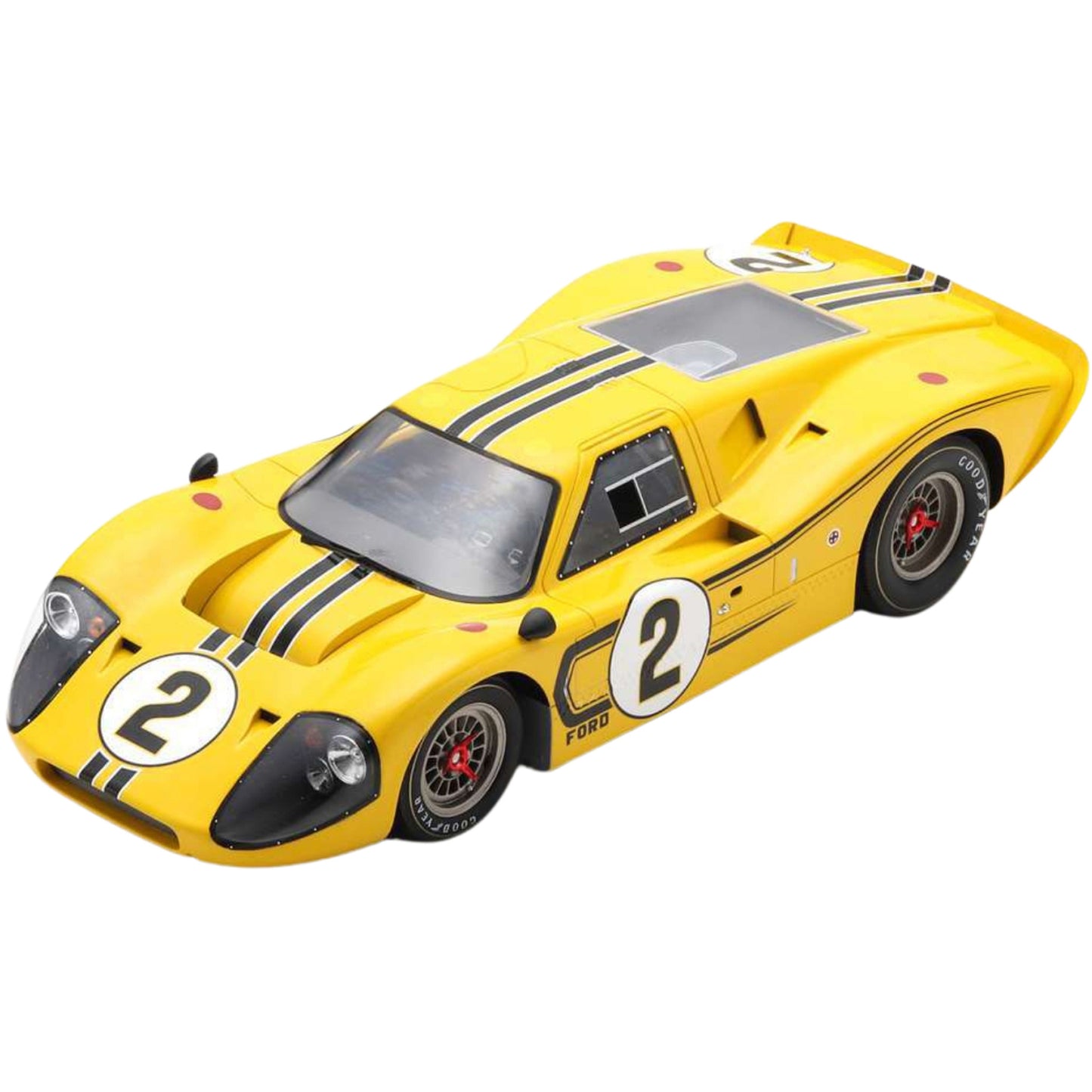Ford GT40 Mk IV B.McLaren/M.Donohue (No.2 4th 24H Le Mans 1967) in Yellow/Black