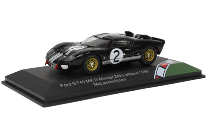 Ford GT40 Mk.II (Le Mans 24Hr Winner 1966) in Black and White