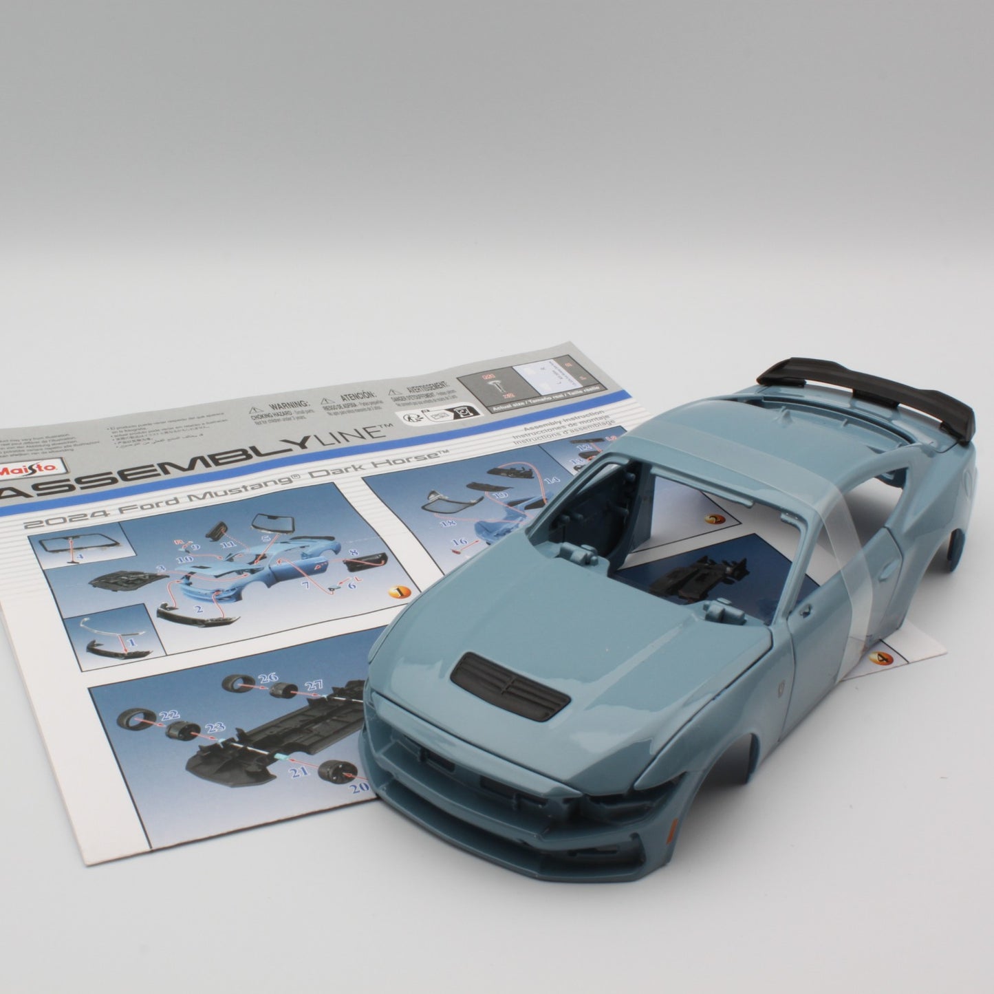 Ford Mustang (Darkhorse 2024) [Kit] in Blue