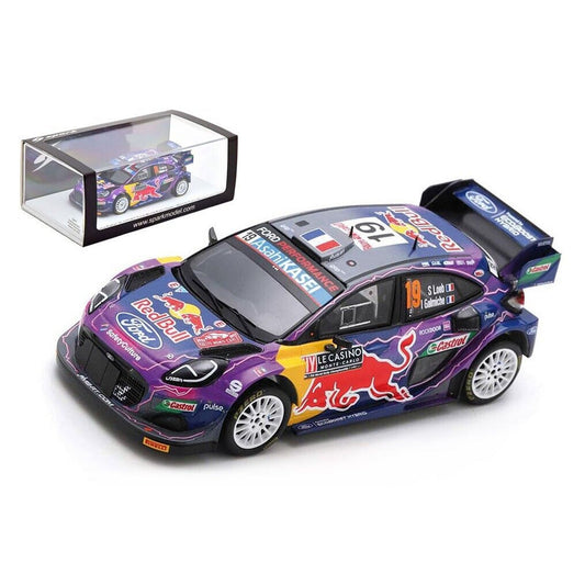 Ford Puma Rally1 M-Sport AS.Loeb/I.Galmiche (Winner Monte Carlo Rally 2022) in Purple/Blue