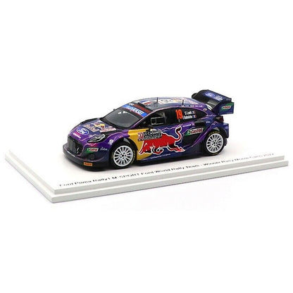 Ford Puma Rally1 M-Sport AS.Loeb/I.Galmiche (Winner Monte Carlo Rally 2022) in Purple/Blue