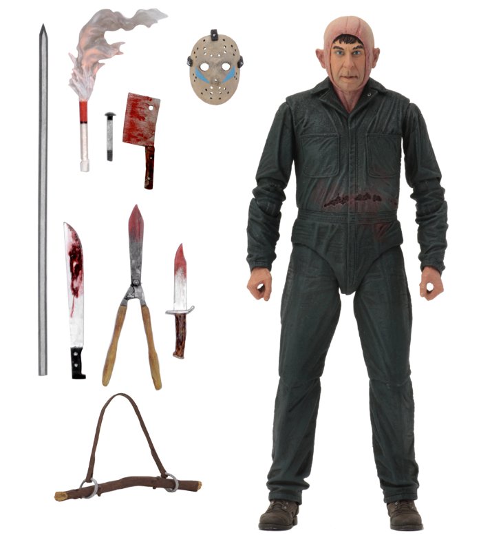 Roy Burns Ultimate Edition Poseable Figure From Friday the 13th A New Beginning