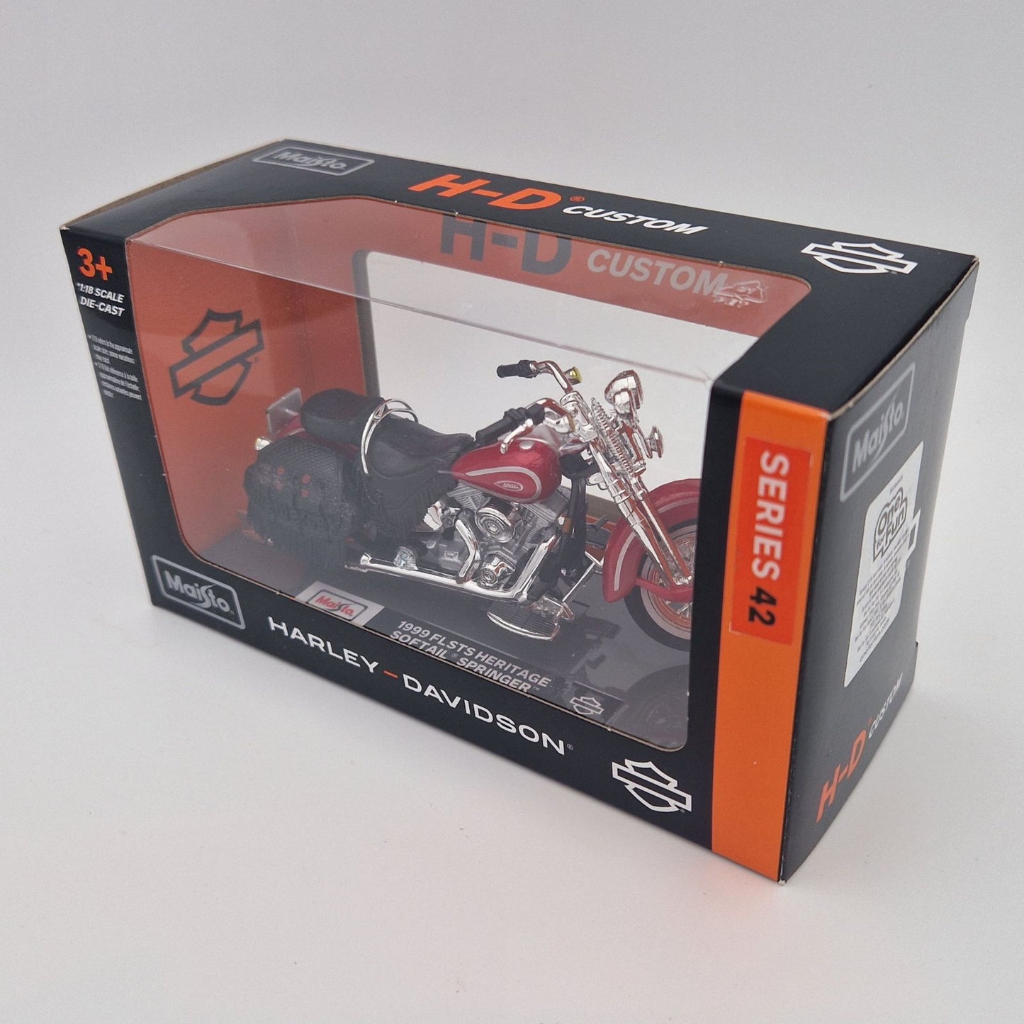 Harley Davidson FLSTS Heritage Softail Springer (1999) in Red