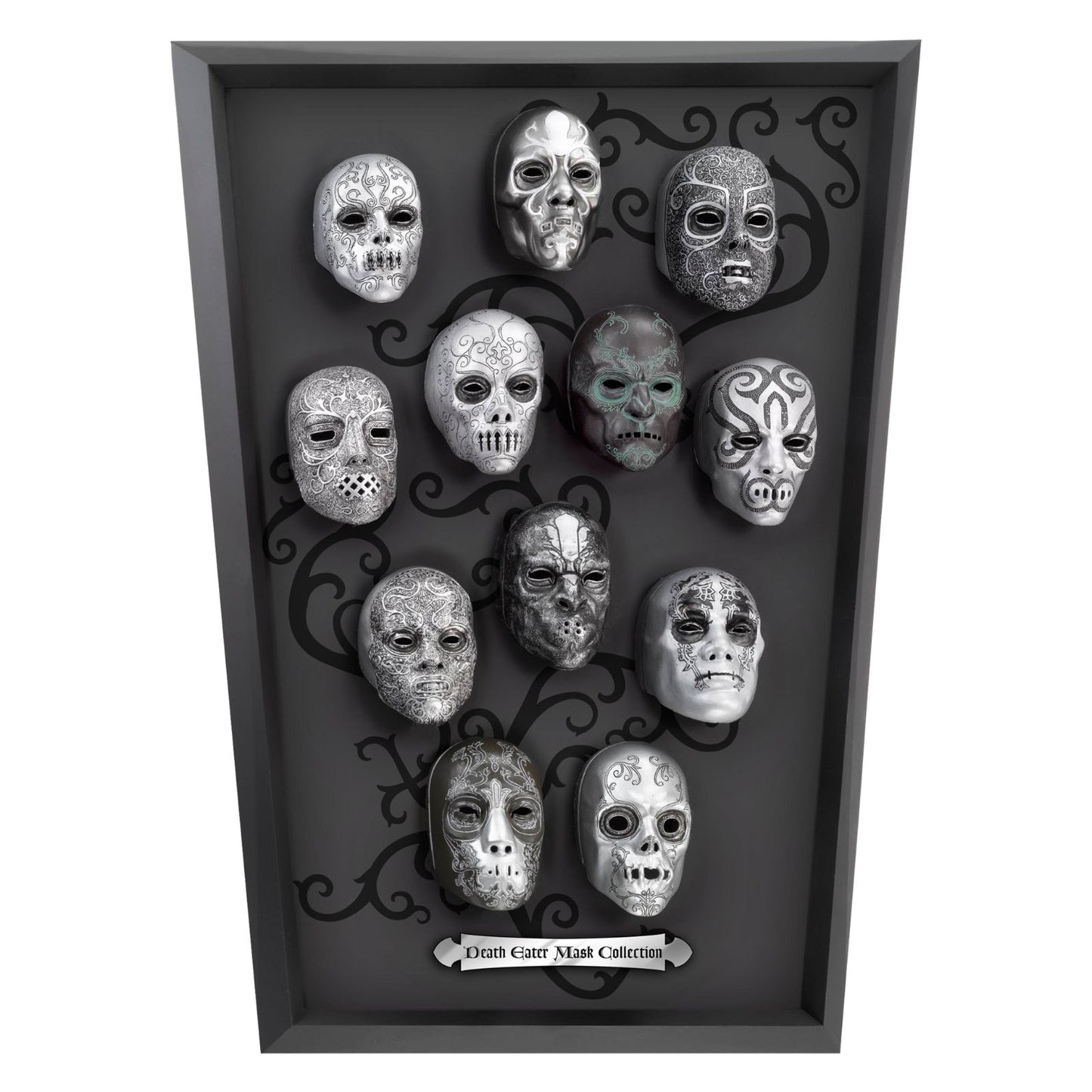 Death Eater 12 Mini Masks Collection Sculpture From Harry Potter