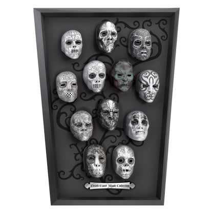 Death Eater 12 Mini Masks Collection Sculpture From Harry Potter
