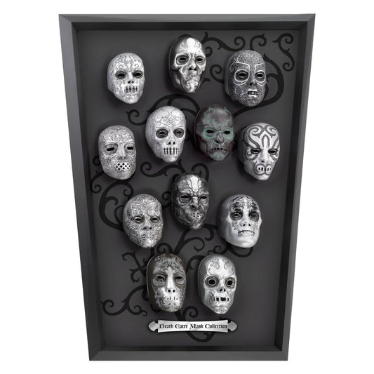 Death Eater 12 Mini Masks Collection Sculpture From Harry Potter