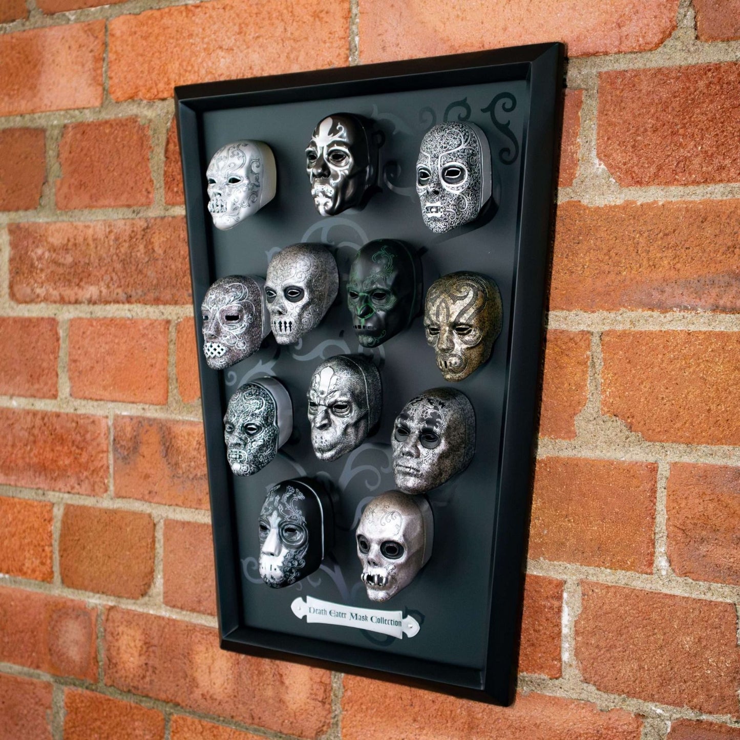 Death Eater 12 Mini Masks Collection Sculpture From Harry Potter