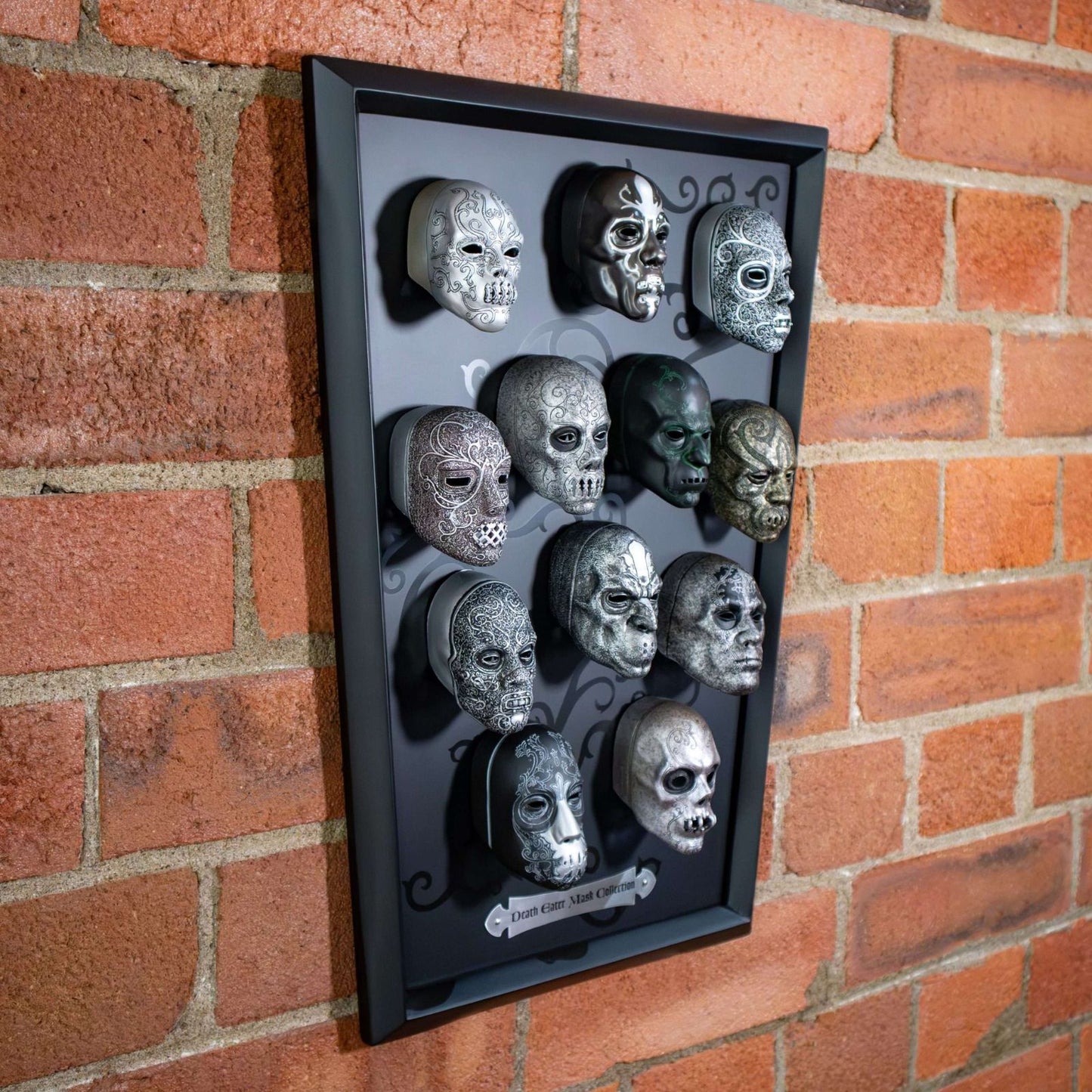 Death Eater 12 Mini Masks Collection Sculpture From Harry Potter