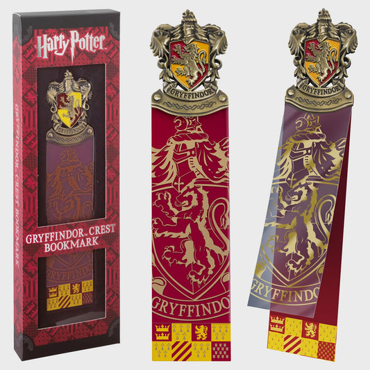 Gryffindoor Crest Bookmark Accessory From Harry Potter in Red/Gold