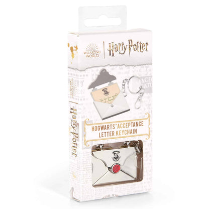 Hogwarts Acceptance Letter Keychain From Harry Potter in Silver