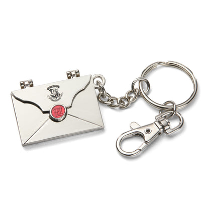 Hogwarts Acceptance Letter Keychain From Harry Potter in Silver