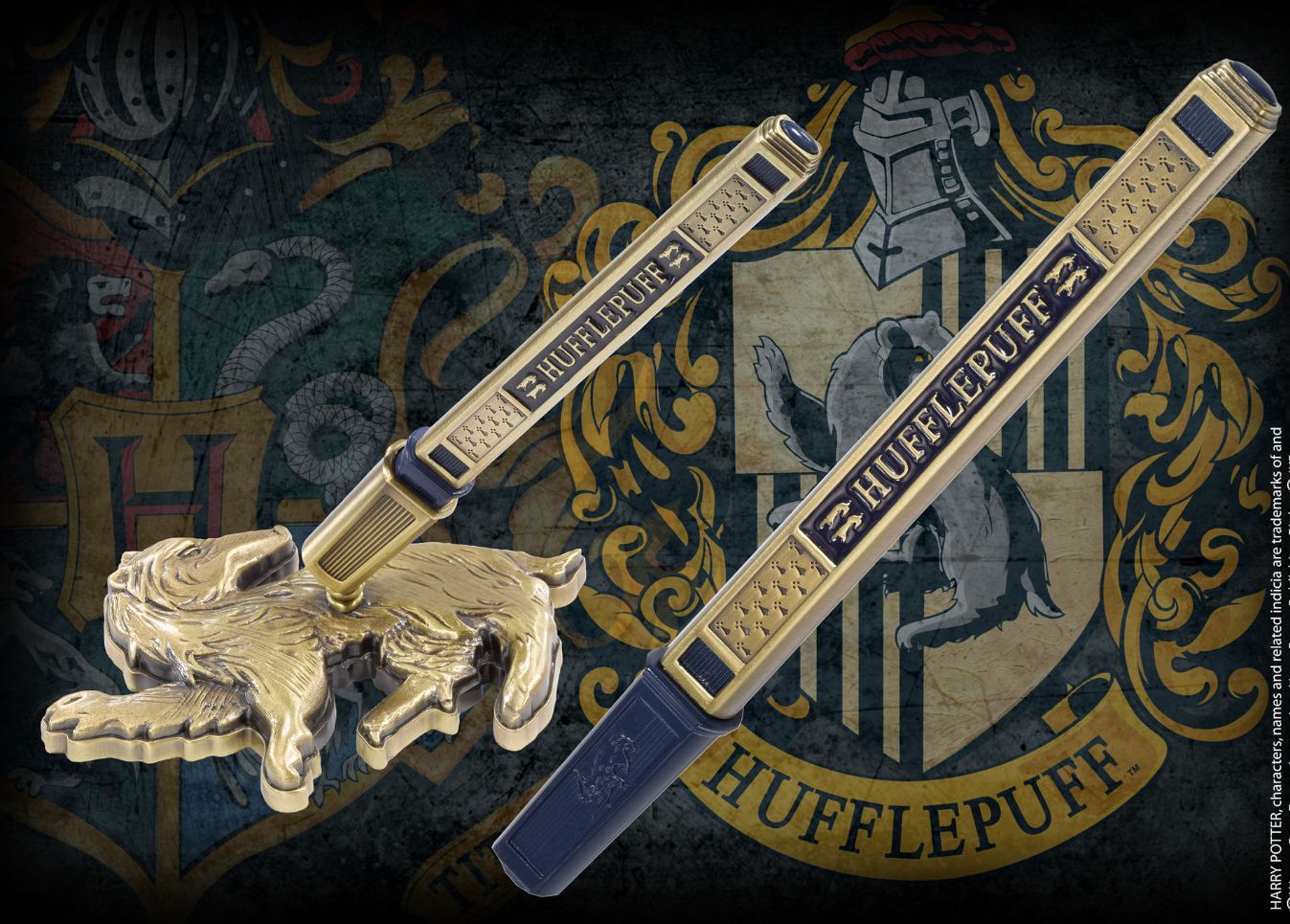 Hufflepuff House Pen and Desk Stand Prop Replica From Harry Potter