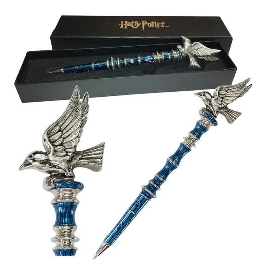 Ravenclaw Silver Plated Pen From Harry Potter in Blue