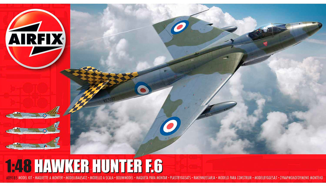 Hawker Hunter F.6 (No. 63 Squadron Royal Air Force Waterbeach Battle of Britain display 1958) [Kit]