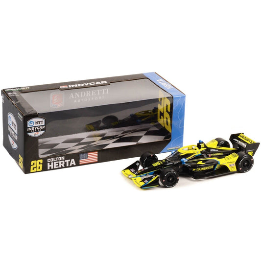 Honda Andretti Autosport Colton Herta (NTT Indycar 2022) in Black/Yellow