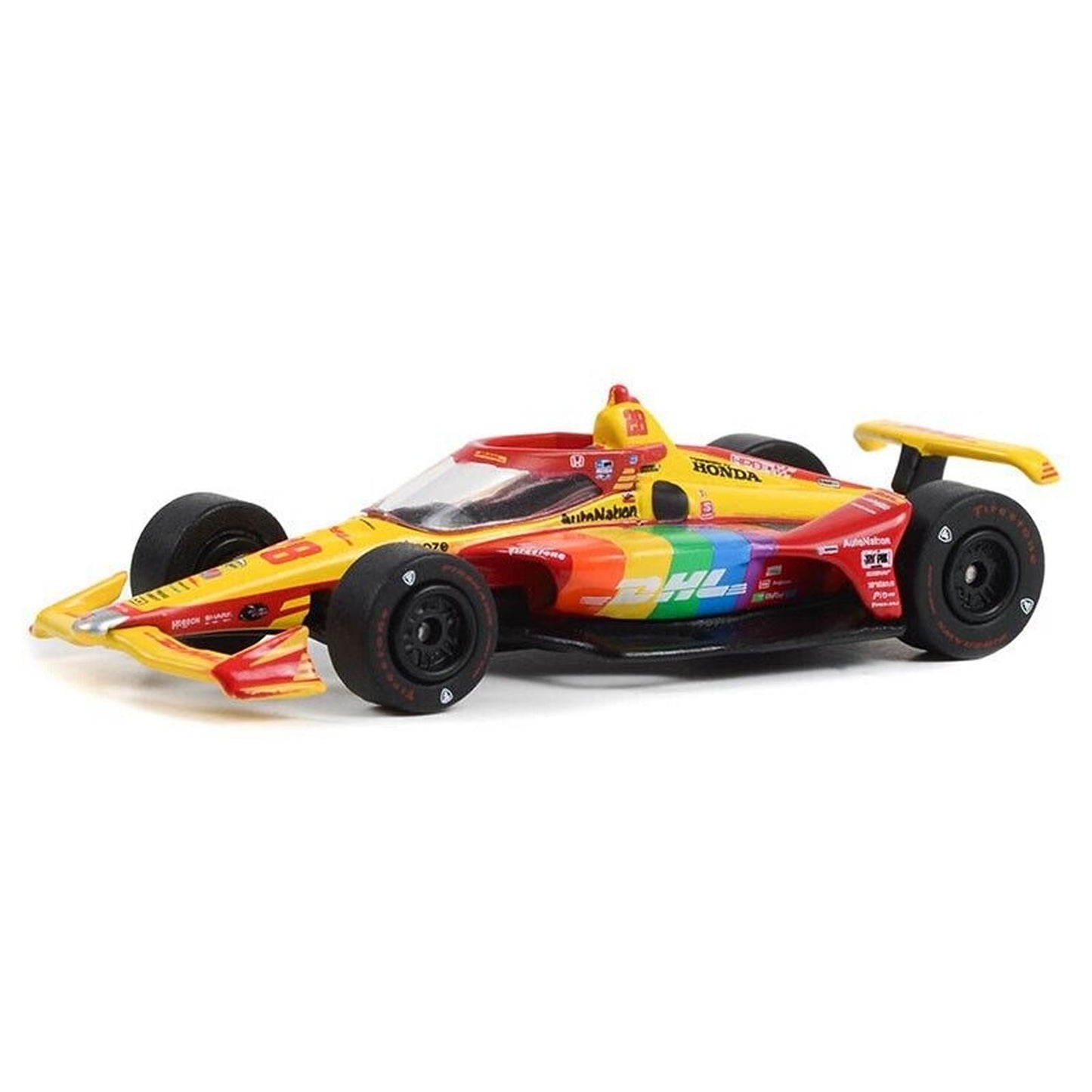Honda Andretti Motorsport Romain Grosjean (No.28 2022) in Yellow/Red