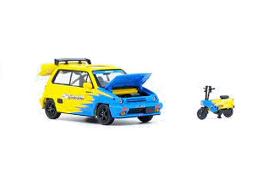 Honda City Turbo II (Spoon Sports 1984) in Yellow/Blue