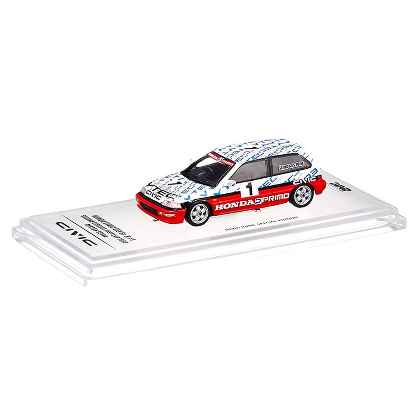 Honda Civic EF9 Gr.N Ayrton Senna (Suzuka Test Car 1990) in Red/White