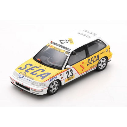 Honda Civic EF9 R.Koentges/P.Fermine (1st in A1 Class - 24H Spa 1990) in Yellow/White