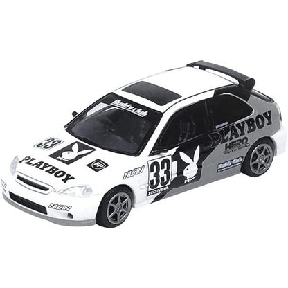 Honda Civic Type R No.9 (Playboy Livery) in White/Black/Grey