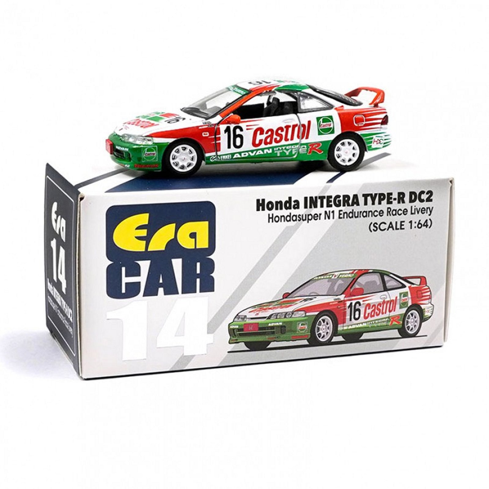Honda Integra Type-R DC2 (No.16 Hondasuper N1 Endurance) in White/Green ...