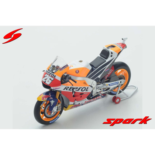 ミニカー Spark 1/12 HONDA RC213V Dani Pedrosa Honda RC213V Dani Pedrosa (Repsol Honda 2017) in Orange/White/Red