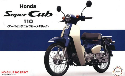 Honda Super Cub 110 [Kit] in White/Blue