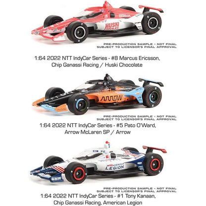 Indy 500 Podium 3 Car Set Erricson/O'Ward/Kanaan (106th Indy 500 2022)