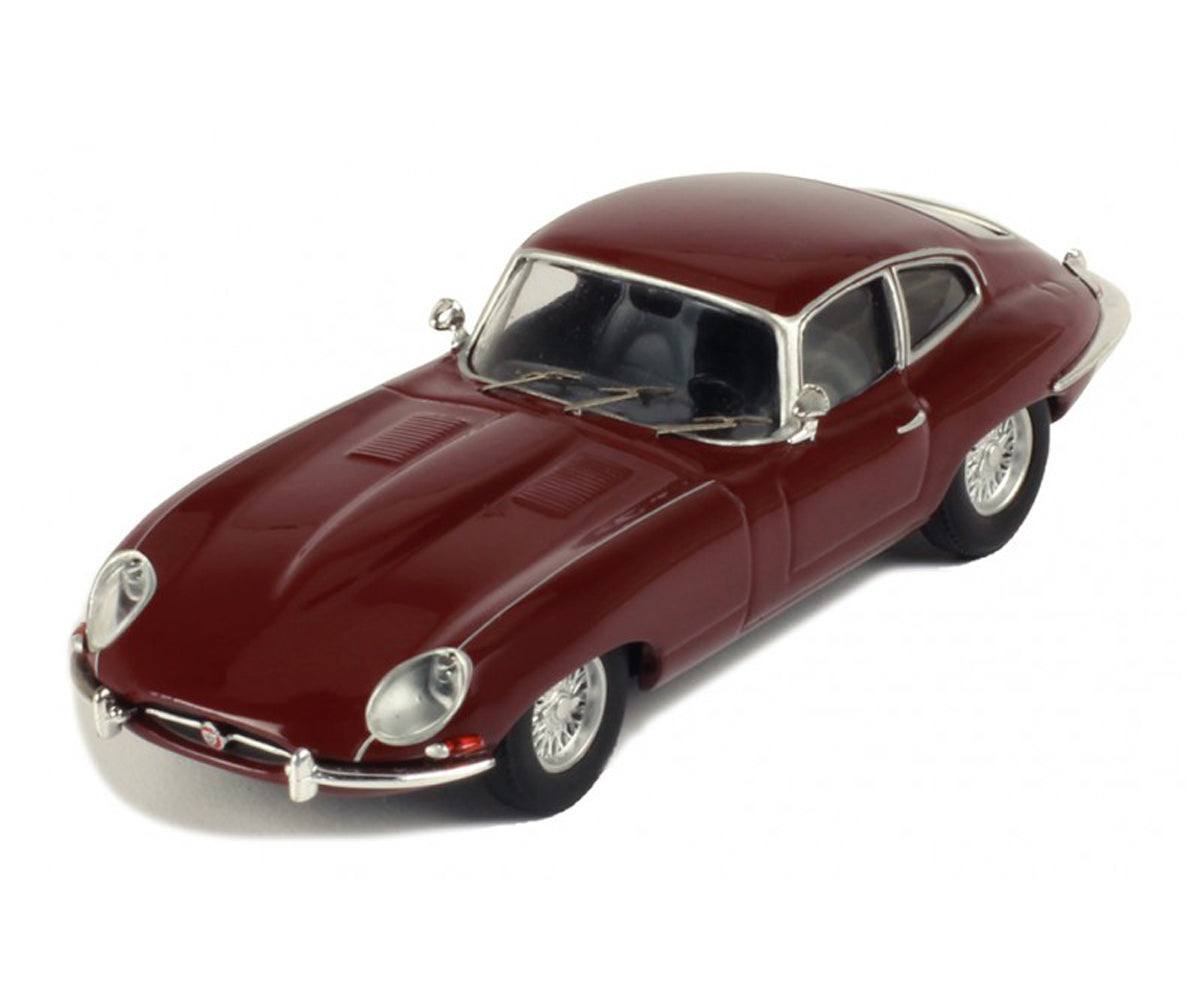 Jaguar E-Type in Dark Red