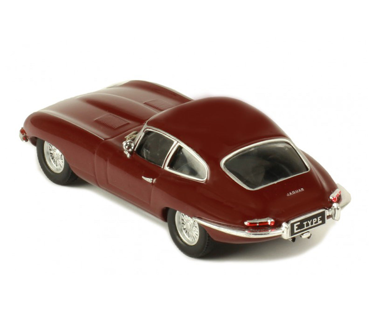 Jaguar E-Type in Dark Red